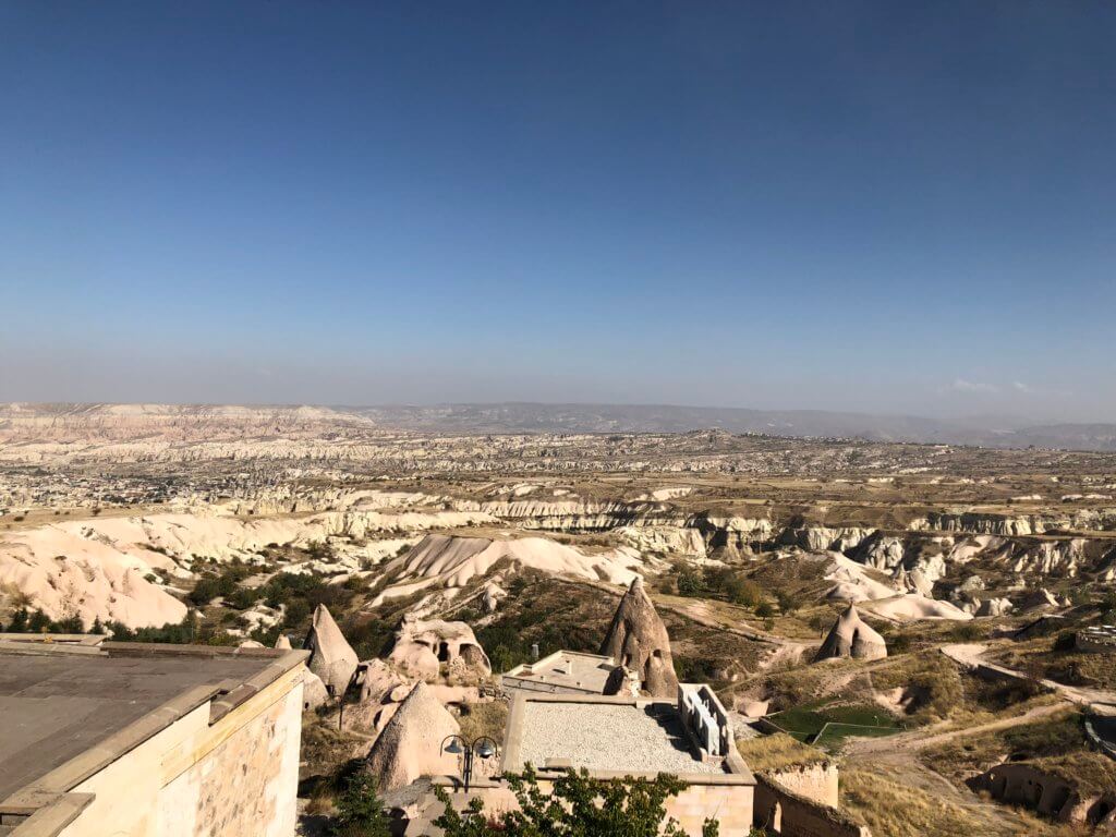 Fantastic landscape in Cappadocia