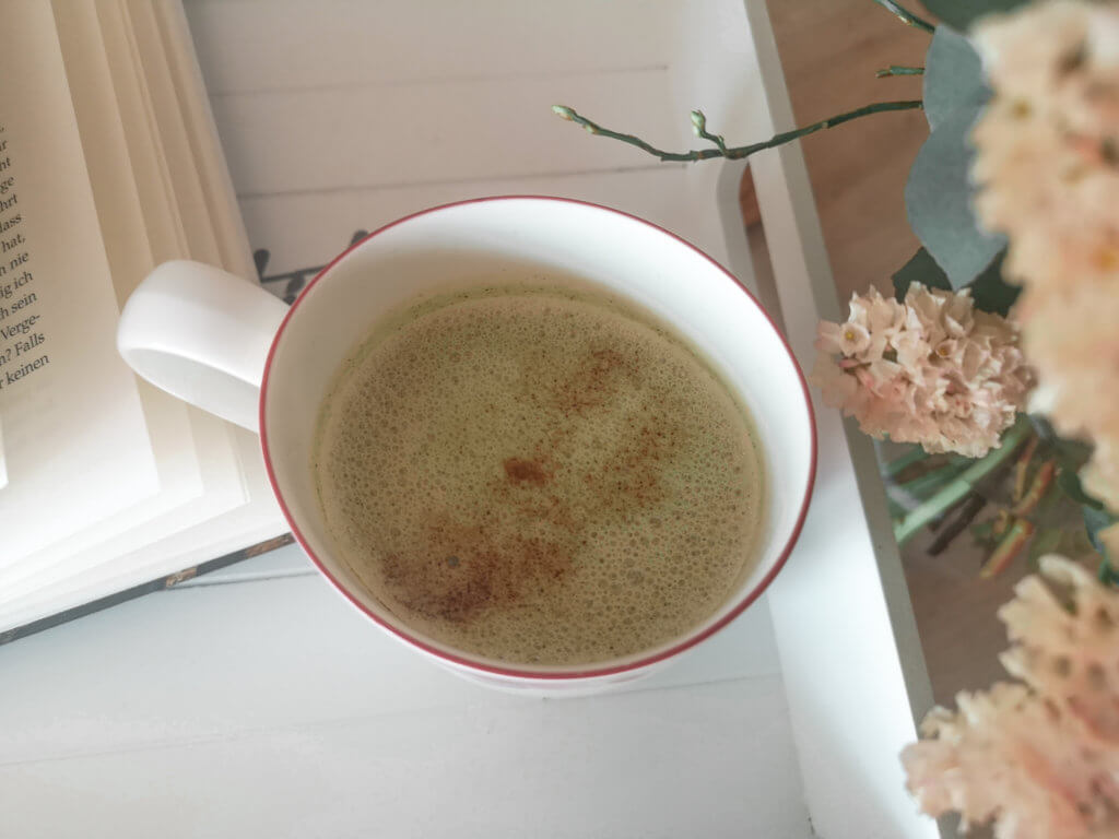 Matcha Latte Rezept Vegan
