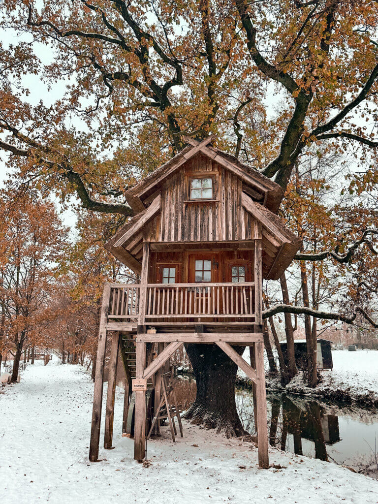 Winter Urlaub im Spreewald: Spreewaldresort Seinerzeit Baumhaus