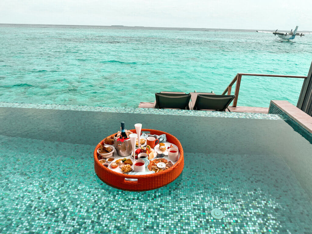 Floating Breakfast Maldives